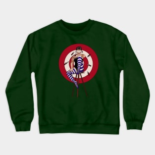 Knife thrower assistant Crewneck Sweatshirt